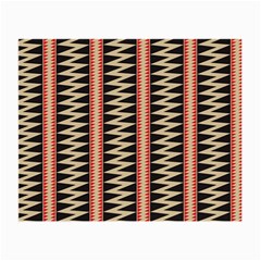 Zigzag Tribal Ethnic Background Small Glasses Cloth by Pakrebo