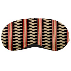 Zigzag Tribal Ethnic Background Sleeping Mask by Pakrebo