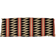 Zigzag Tribal Ethnic Background Body Pillow Case Dakimakura (two Sides) by Pakrebo