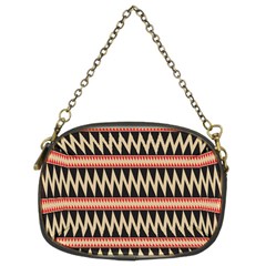 Zigzag Ethnic Pattern Background Chain Purse (two Sides) by Pakrebo