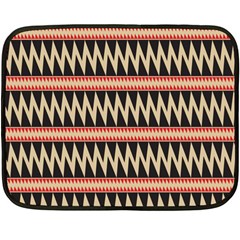 Zigzag Ethnic Pattern Background Double Sided Fleece Blanket (mini)  by Pakrebo