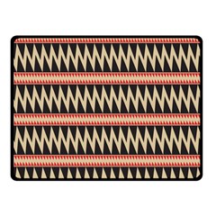 Zigzag Ethnic Pattern Background Double Sided Fleece Blanket (small)  by Pakrebo