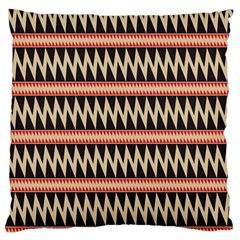 Zigzag Ethnic Pattern Background Standard Flano Cushion Case (one Side)