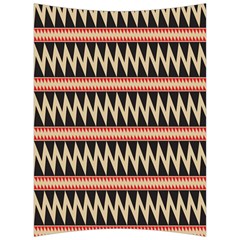 Zigzag Ethnic Pattern Background Back Support Cushion by Pakrebo