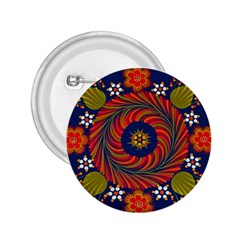 Hungarian Mandala Flower 2 25  Buttons by Pakrebo