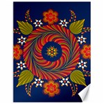 Hungarian Mandala Flower Canvas 12  x 16  11.86 x15.41  Canvas - 1