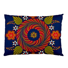 Hungarian Mandala Flower Pillow Case by Pakrebo