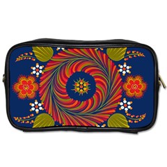 Hungarian Mandala Flower Toiletries Bag (two Sides) by Pakrebo