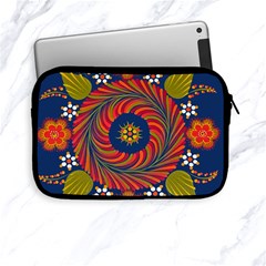 Hungarian Mandala Flower Apple Ipad Mini Zipper Cases by Pakrebo