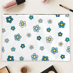 Floral Pattern Seamless Endless Cosmetic Bag (xxl)