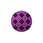 Purple Pattern Golf Ball Marker Front