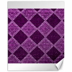 Purple Pattern Canvas 11  X 14  by Pakrebo