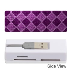 Purple Pattern Memory Card Reader (stick) by Pakrebo