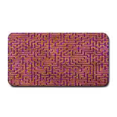 Gold Purple Abstract Background Medium Bar Mats by Pakrebo