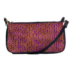 Gold Purple Abstract Background Shoulder Clutch Bag by Pakrebo