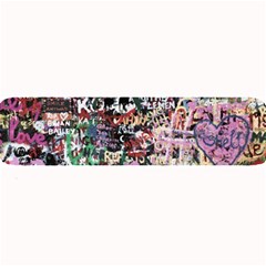 Graffiti Wall Background Large Bar Mats by Pakrebo