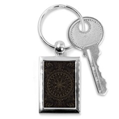 Floral Flowers Flourish Decorative Key Chain (rectangle) by Pakrebo