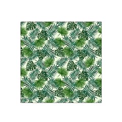 Leaves Tropical Wallpaper Foliage Satin Bandana Scarf