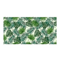 Leaves Tropical Wallpaper Foliage Satin Wrap