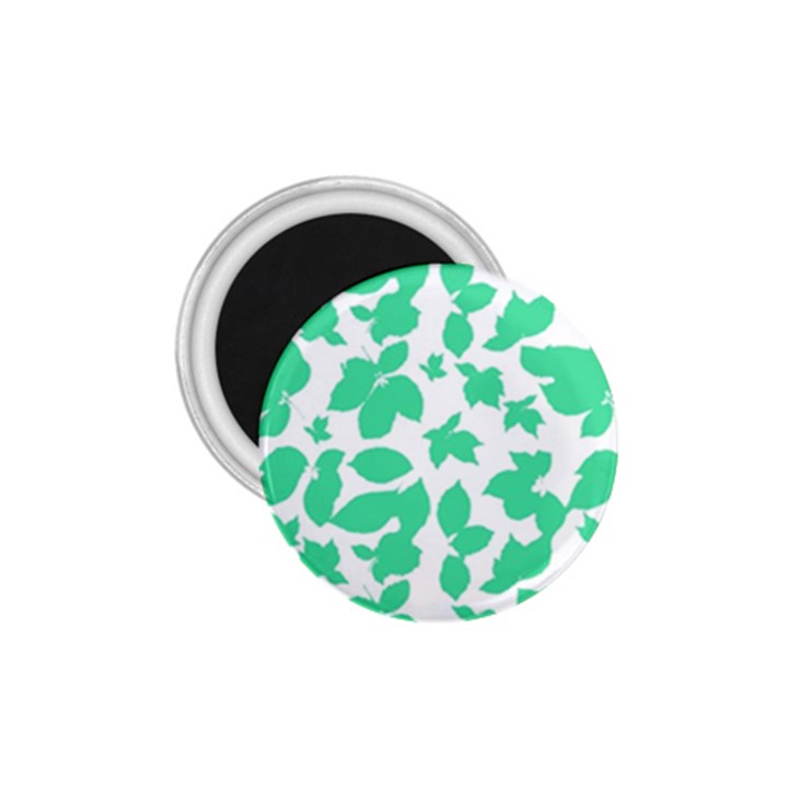 Botanical Motif Print Pattern 1.75  Magnets