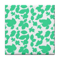 Botanical Motif Print Pattern Face Towel