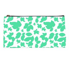 Botanical Motif Print Pattern Pencil Cases