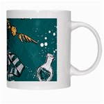 Slytherin Pattern White Mugs Right