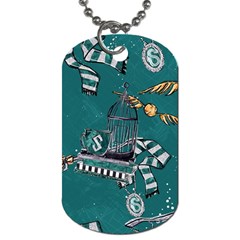 Slytherin Pattern Dog Tag (one Side)