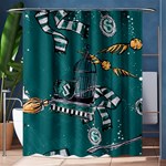 Slytherin Pattern Shower Curtain 60  x 72  (Medium)  60 x72  Curtain