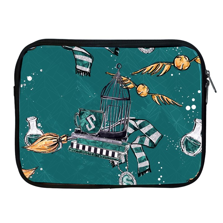 Slytherin Pattern Apple iPad 2/3/4 Zipper Cases