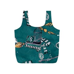 Slytherin Pattern Full Print Recycle Bag (s) by Sobalvarro