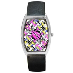 Justanotherabstractday Barrel Style Metal Watch by designsbyamerianna