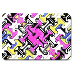 Justanotherabstractday Large Doormat  by designsbyamerianna