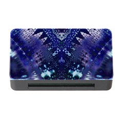 Blue Fractal Lace Tie Dye Memory Card Reader With Cf by KirstenStar