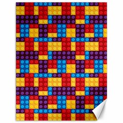 Lego Background Game Canvas 12  X 16  by Mariart