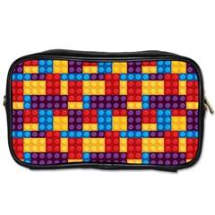 Lego Background Game Toiletries Bag (one Side) by Mariart