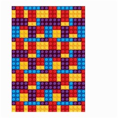 Lego Background Game Small Garden Flag (two Sides) by Mariart