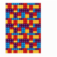 Lego Background Game Large Garden Flag (two Sides) by Mariart