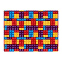 Lego Background Game Double Sided Flano Blanket (mini)  by Mariart