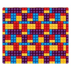 Lego Background Game Double Sided Flano Blanket (small)  by Mariart