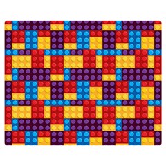 Lego Background Game Double Sided Flano Blanket (medium)  by Mariart