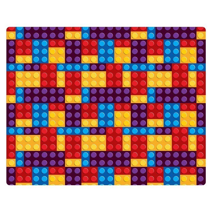 Lego Background Game Double Sided Flano Blanket (Medium) 