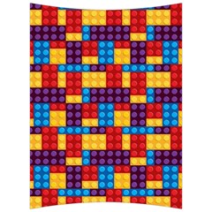 Lego Background Game Back Support Cushion by Mariart