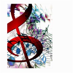 Music Treble Clef Sound Large Garden Flag (Two Sides)