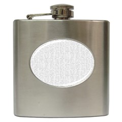 Binary Background Hip Flask (6 Oz) by Bajindul