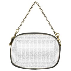 Binary Background Chain Purse (two Sides) by Bajindul