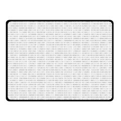 Binary Background Double Sided Fleece Blanket (small)  by Bajindul