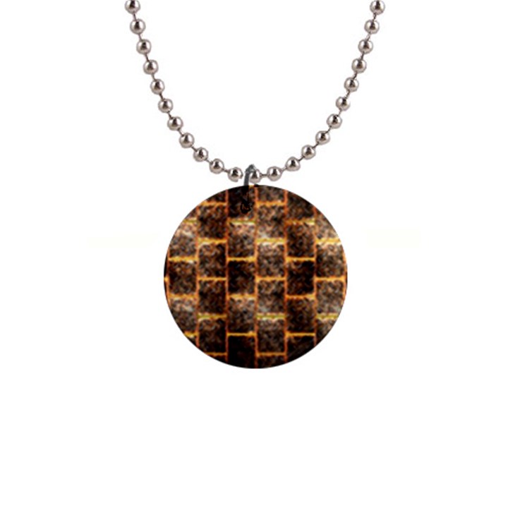 Wallpaper Iron 1  Button Necklace