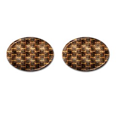 Wallpaper Iron Cufflinks (oval)