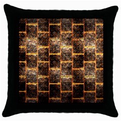 Wallpaper Iron Throw Pillow Case (black) by HermanTelo